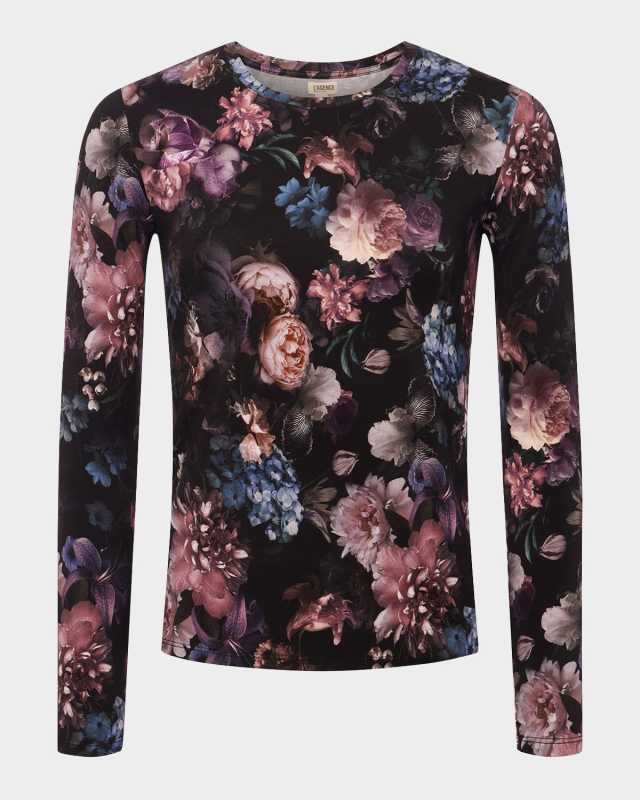 Tess Long-Sleeve Vintage Flower T